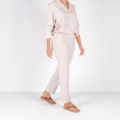 Chinelo Plataforma Couro