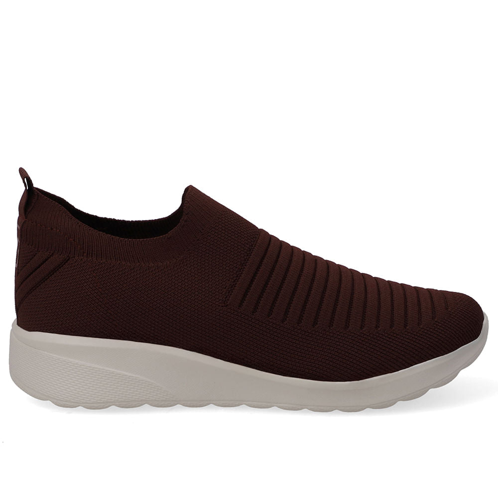 Tênis Slip On Tricot Casual