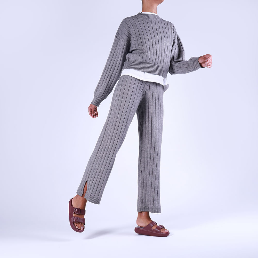 Slide Plataforma Poofy Eva Fivela