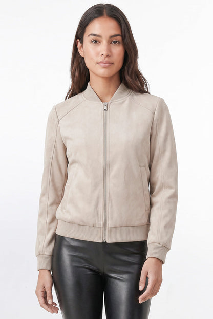 Jaqueta feminina suede 61465