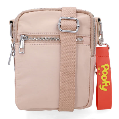 Bolsa Tiracolo Poofy Nylon Zíper