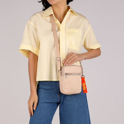 Bolsa Tiracolo Poofy Nylon Zíper