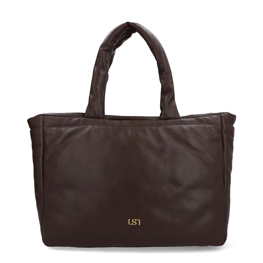 Bolsa Shopper Couro Pinhão
